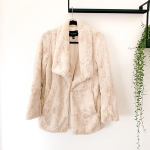 Faux Fur like Coat by Karen Kane